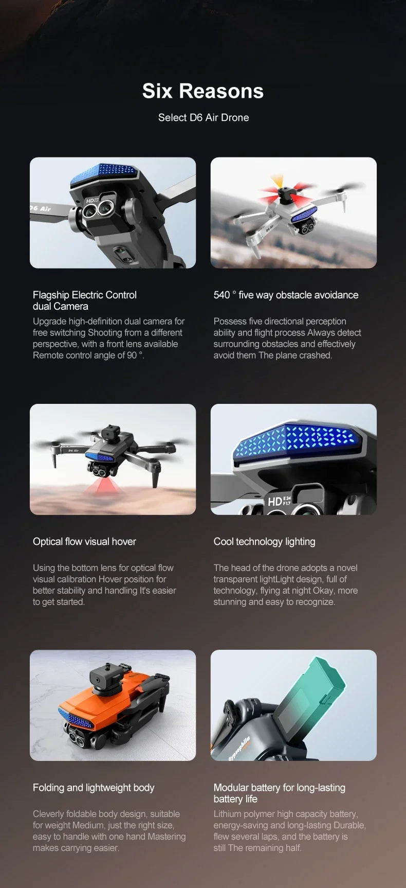 8K Drone HD Dual Camera Obstacle Avoidance WIFI