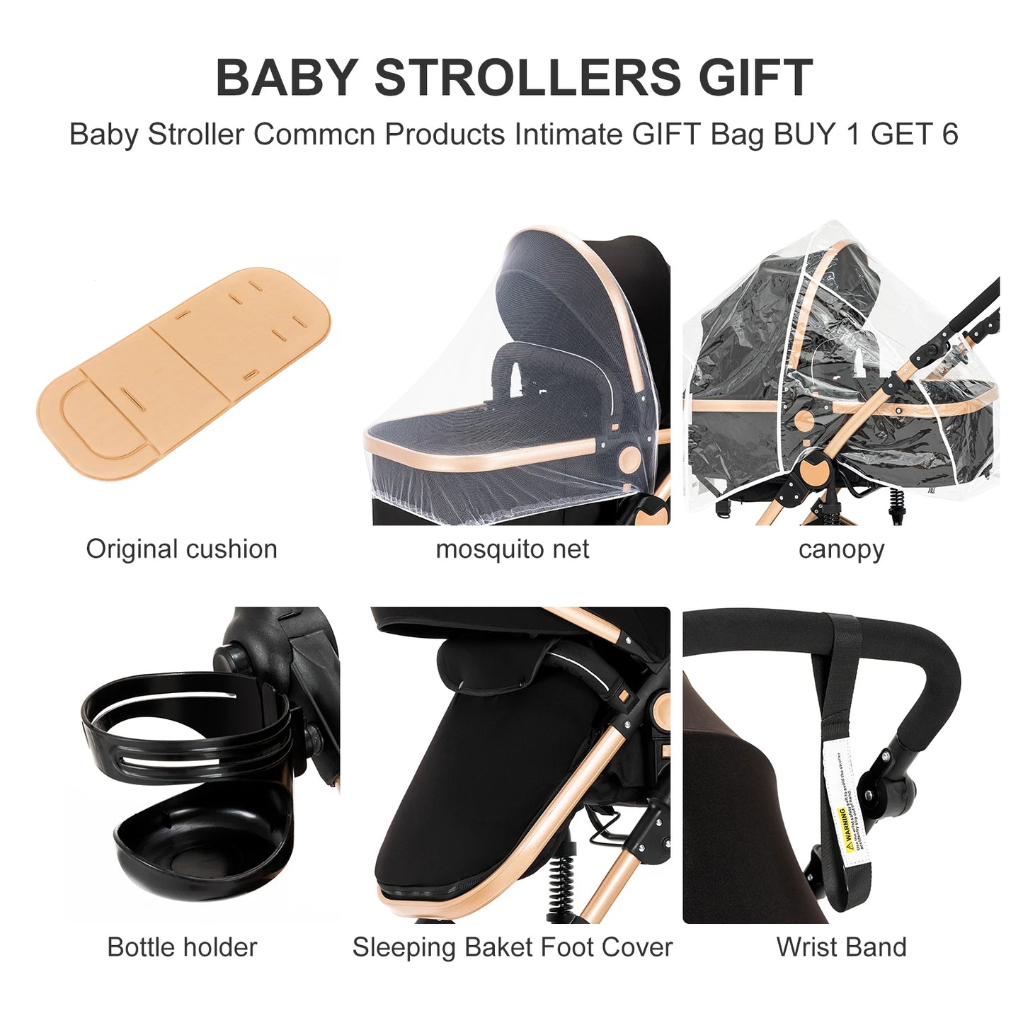 Lightweight Baby Stroller 2 in 1 Stroller And Car Seat