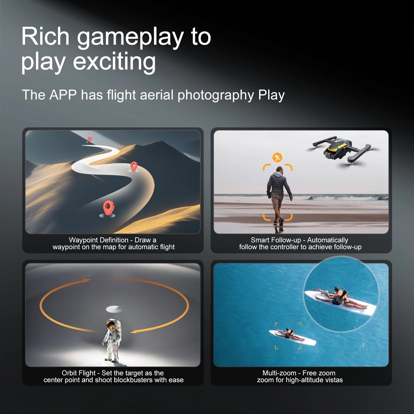 RC Drone Foldable Helicopter WIFI