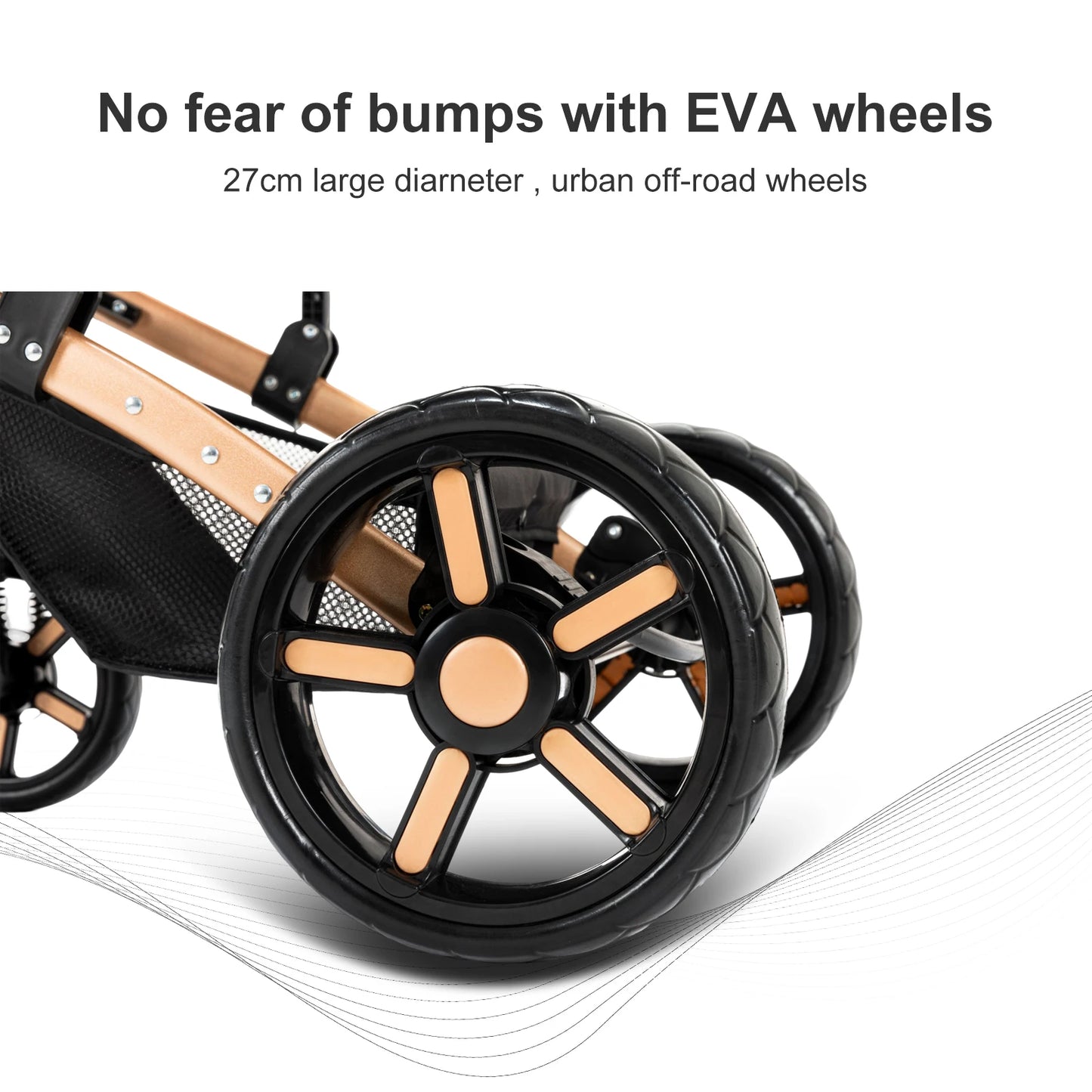 Lightweight Baby Stroller 2 in 1 Stroller And Car Seat