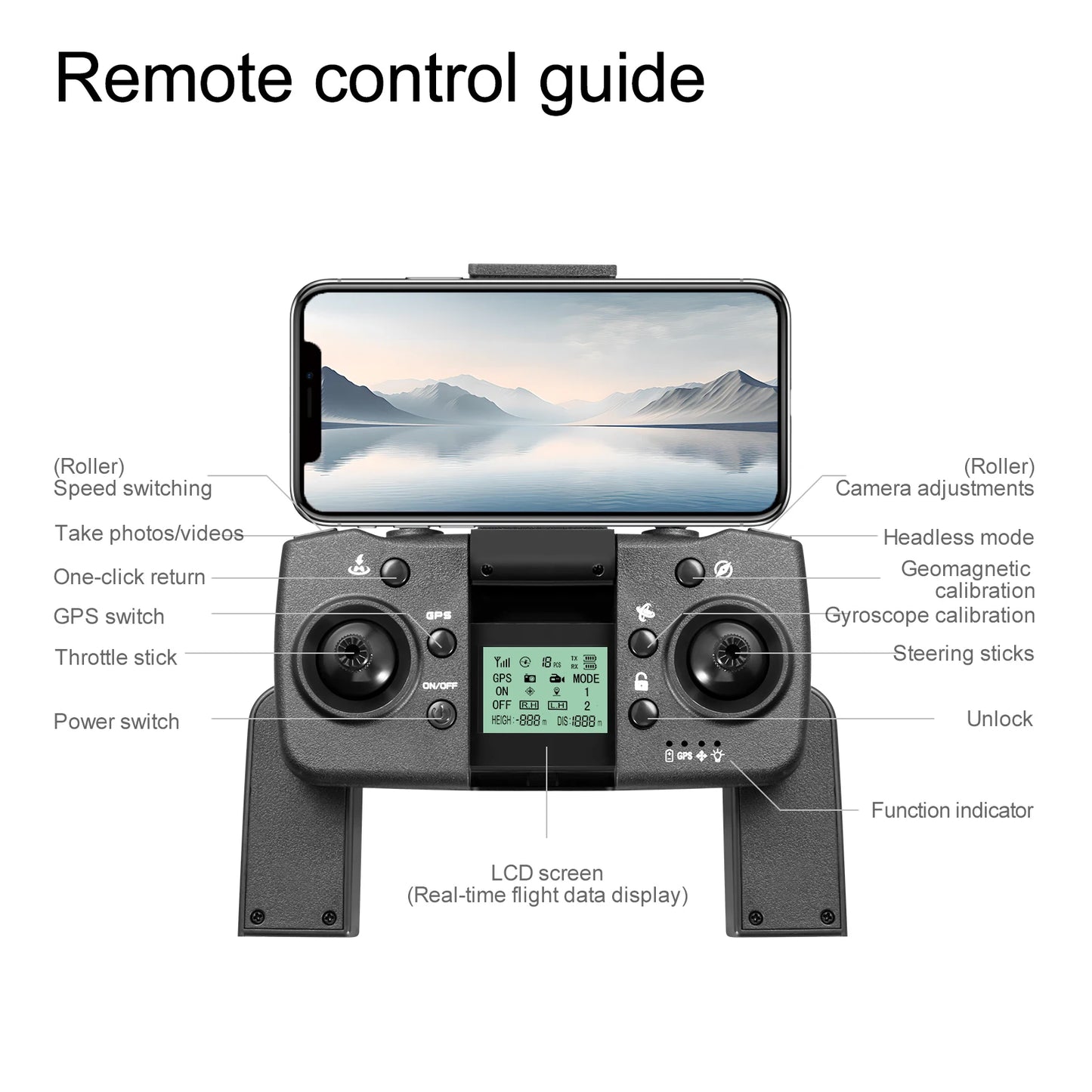 RC Drone Foldable Helicopter WIFI