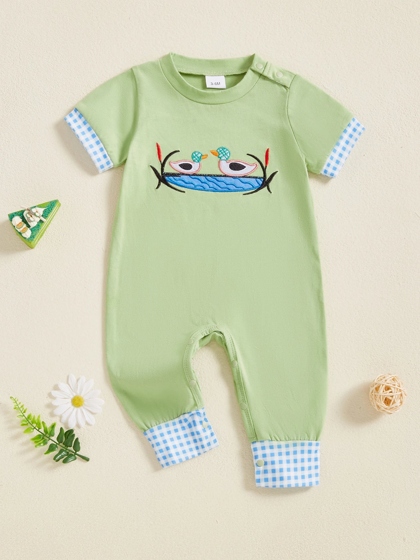 Infant Unisex Bodysuit Short Sleeve Pajamas