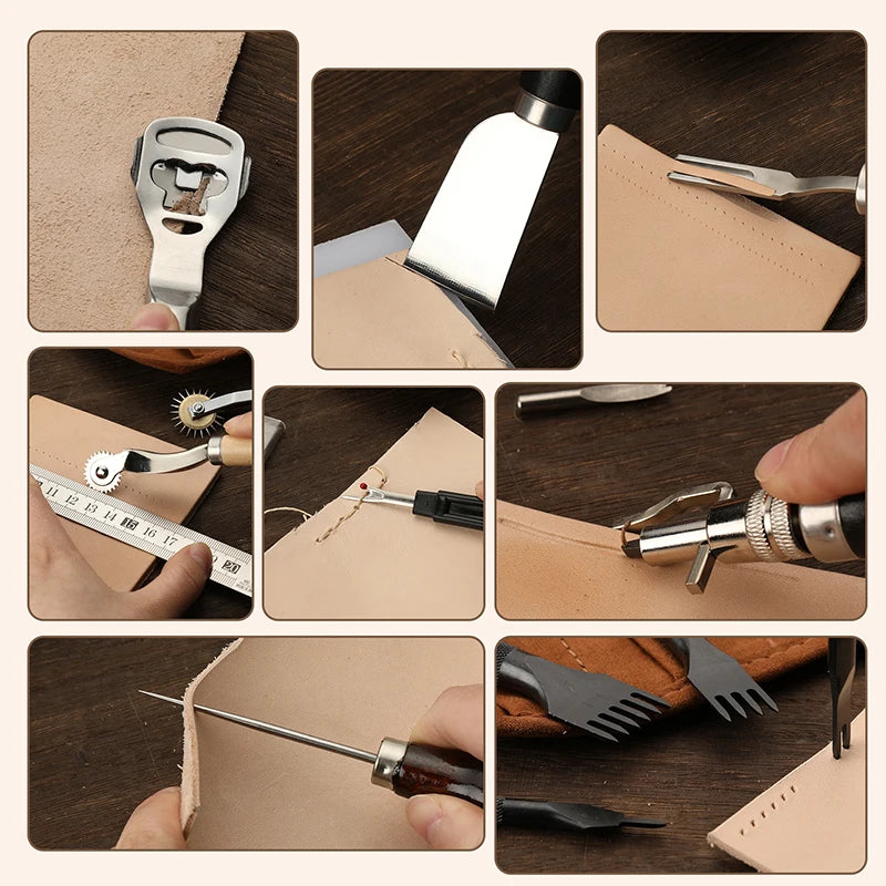 Professional Leather Craft Tool Kit