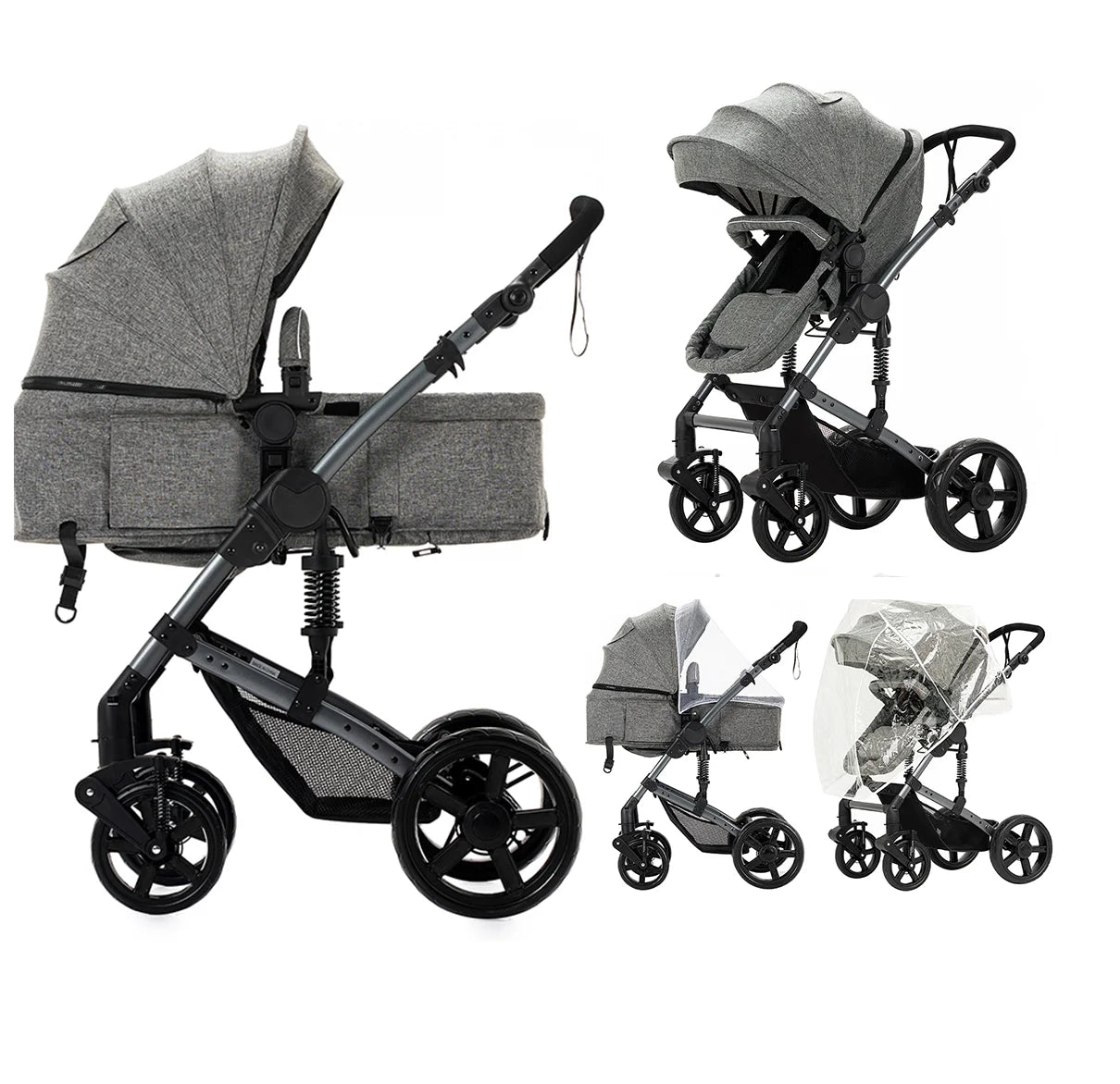 Lightweight Baby Stroller 2 in 1 Stroller And Car Seat