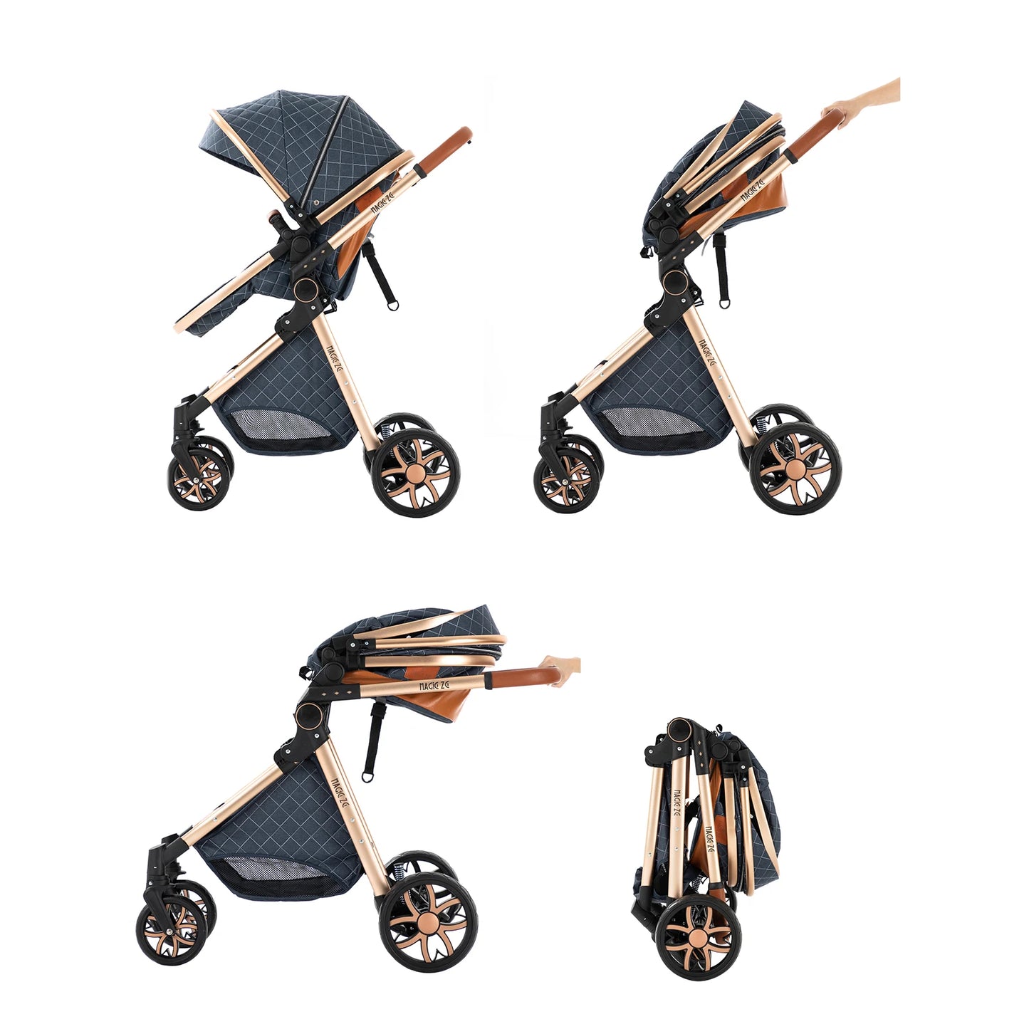 Luxury 3 in 1Baby Stroller