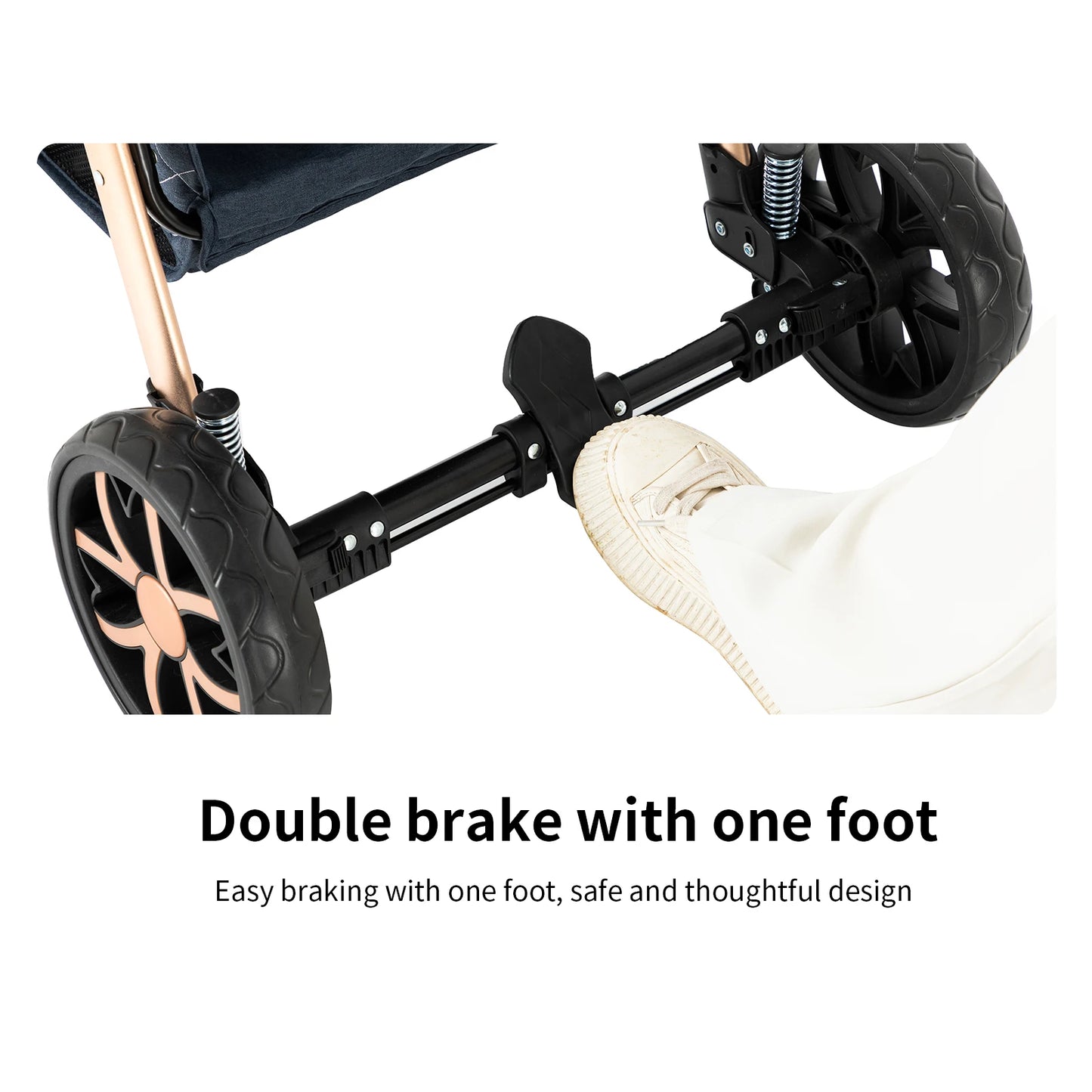 Luxury 3 in 1Baby Stroller