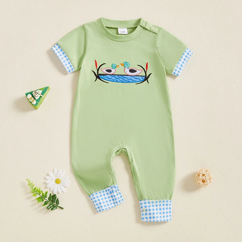 Infant Unisex Bodysuit Short Sleeve Pajamas