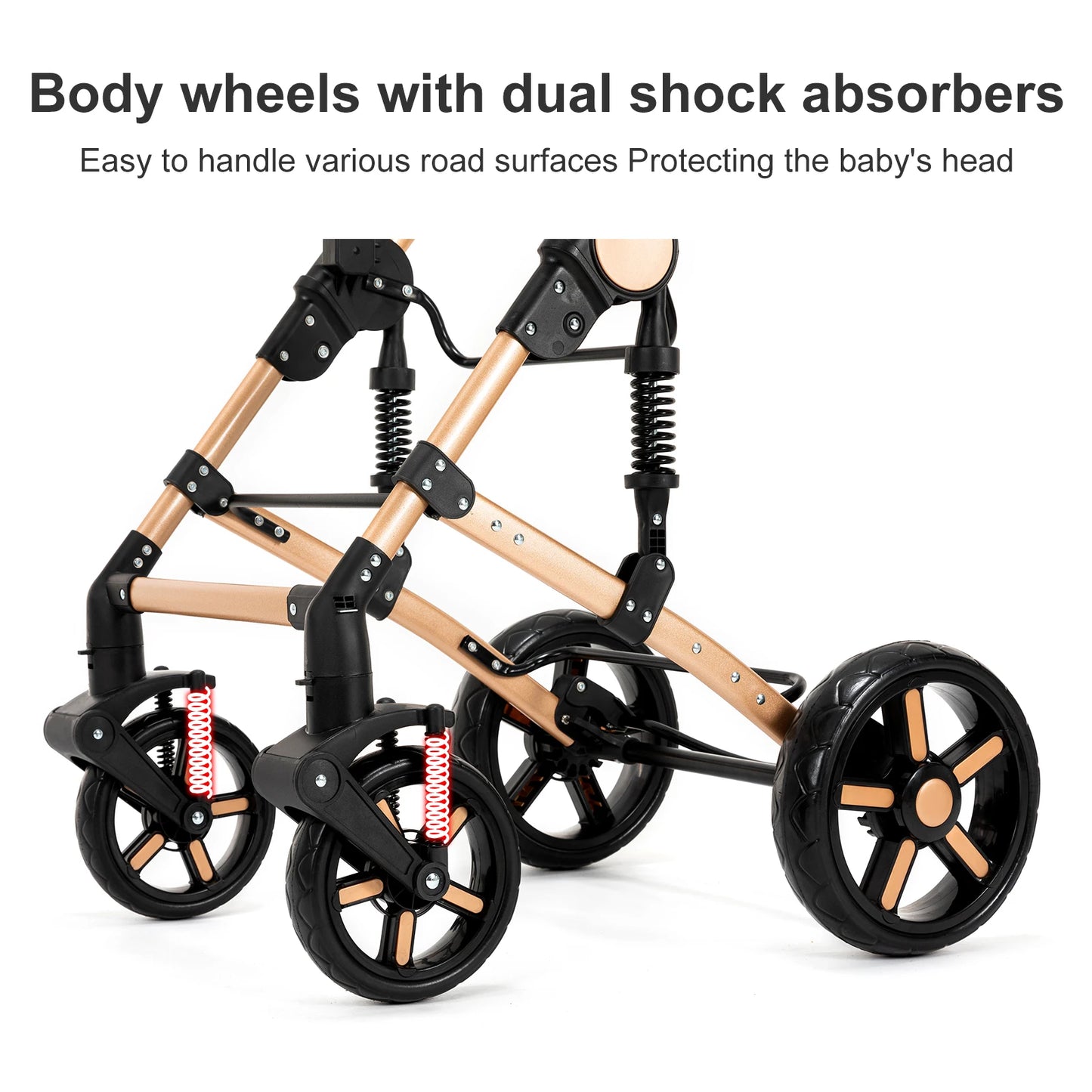 Lightweight Baby Stroller 2 in 1 Stroller And Car Seat
