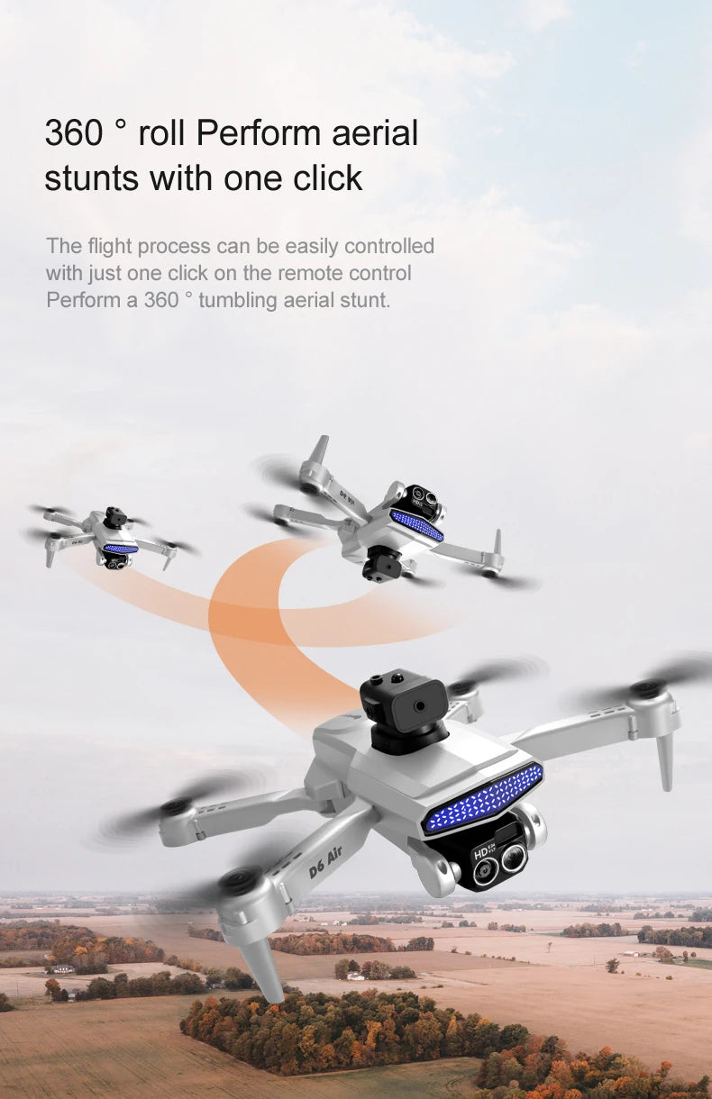 New D6 Drone HD Professional Dual Camera