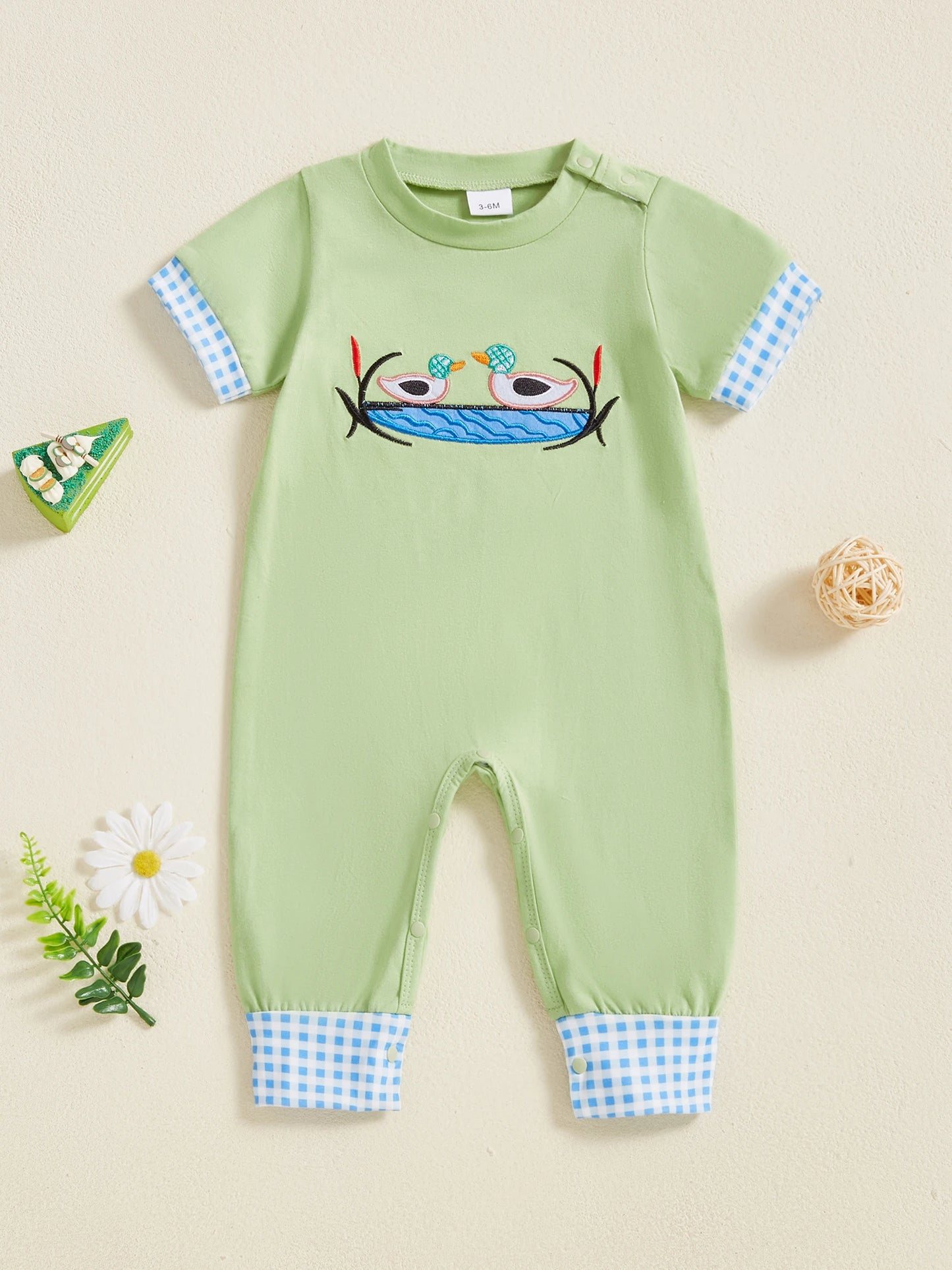 Infant Unisex Bodysuit Short Sleeve Pajamas