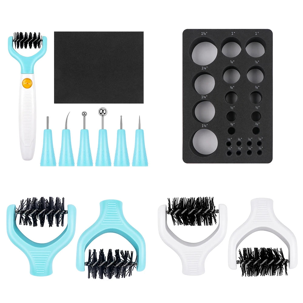 All-In-One Paper Sculpting Tool Kit & Die Brush Paper Flower Shaping Making Tool