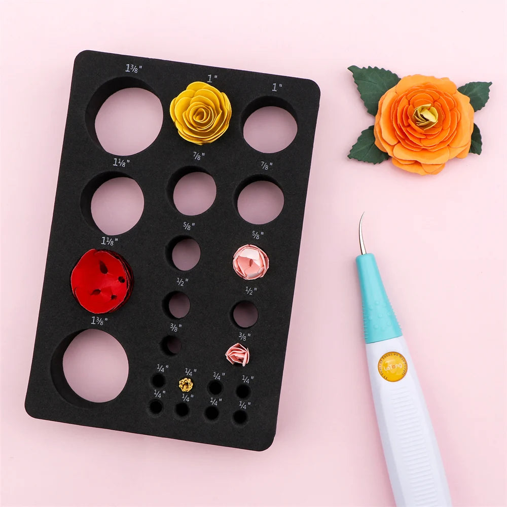 All-In-One Paper Sculpting Tool Kit & Die Brush Paper Flower Shaping Making Tool