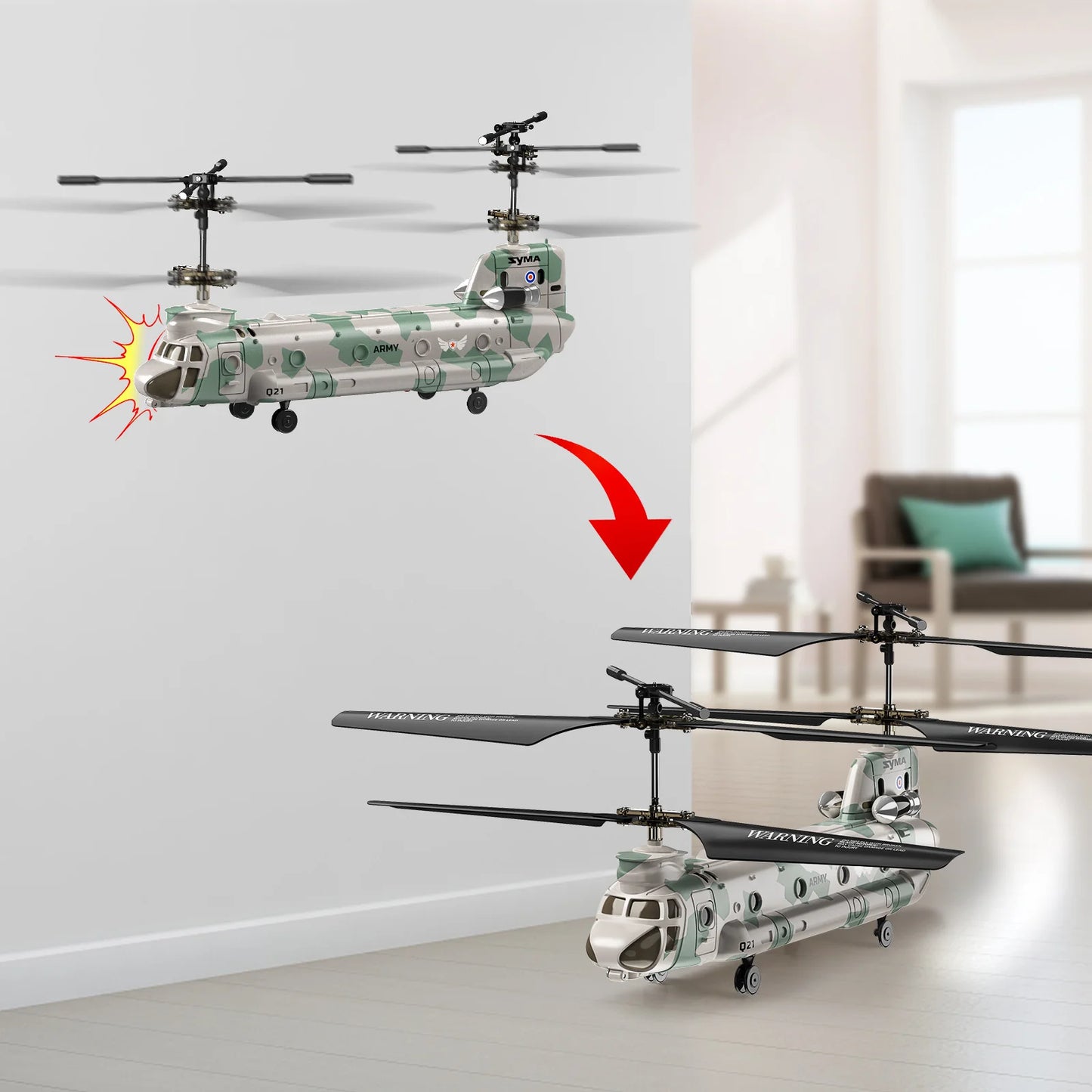 Remote Control Helicopter One Key Take Off/Landing