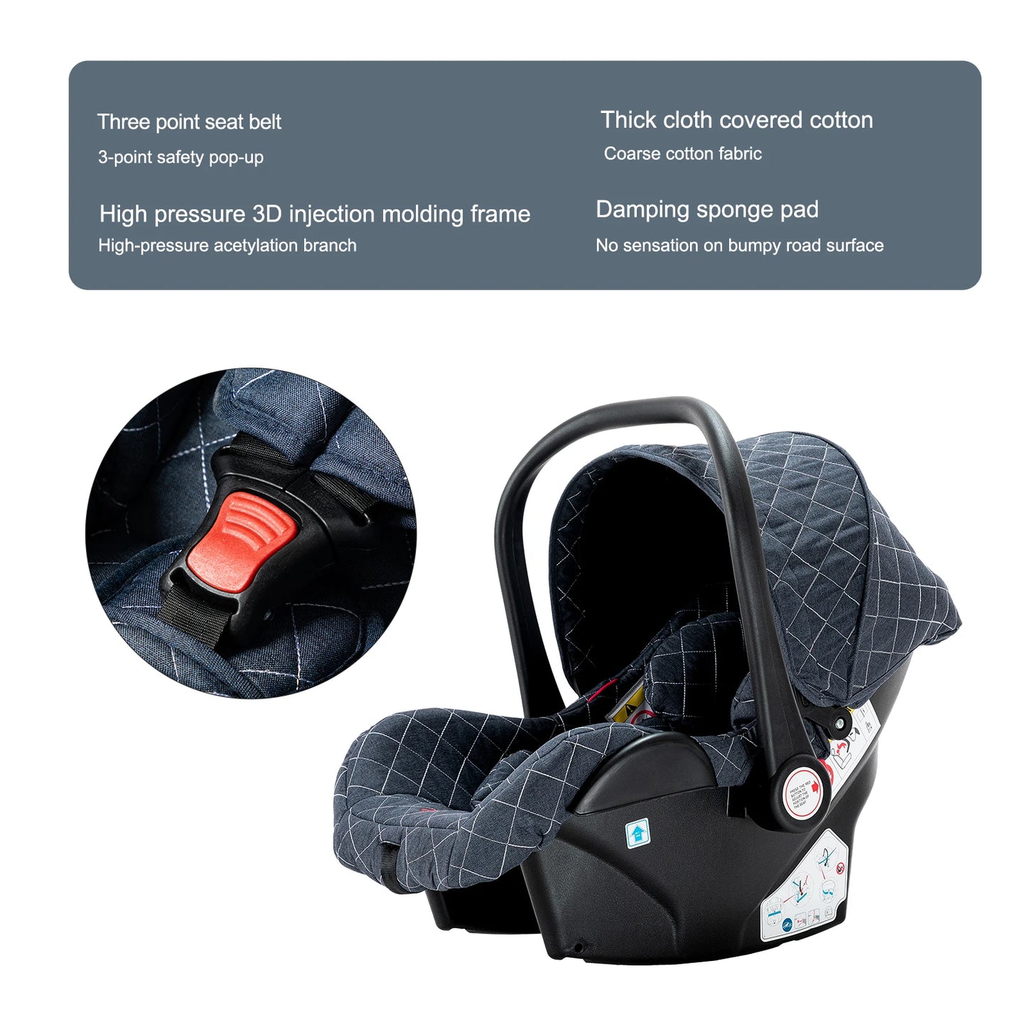 Luxury 3 in 1Baby Stroller
