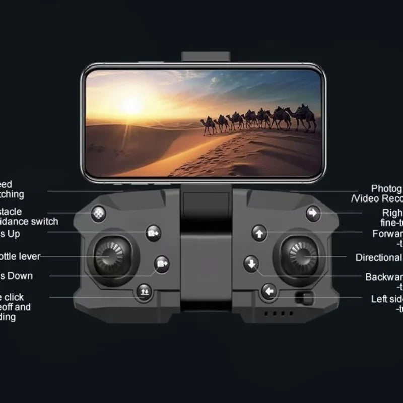 Adult drone with camera 4k hover, obstacle avoidance