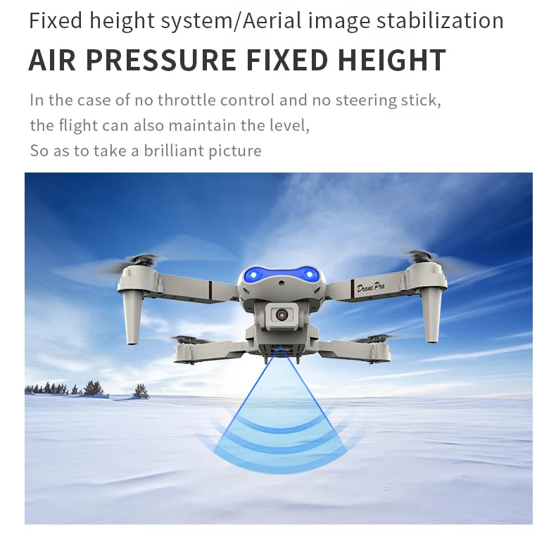 Pro RC Drone Wide Angle Dual HD Camera WIFI