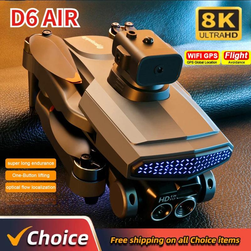 8K Drone HD Dual Camera Obstacle Avoidance WIFI
