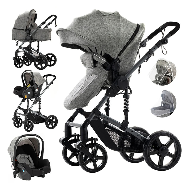 Lightweight Baby Stroller 2 in 1 Stroller And Car Seat