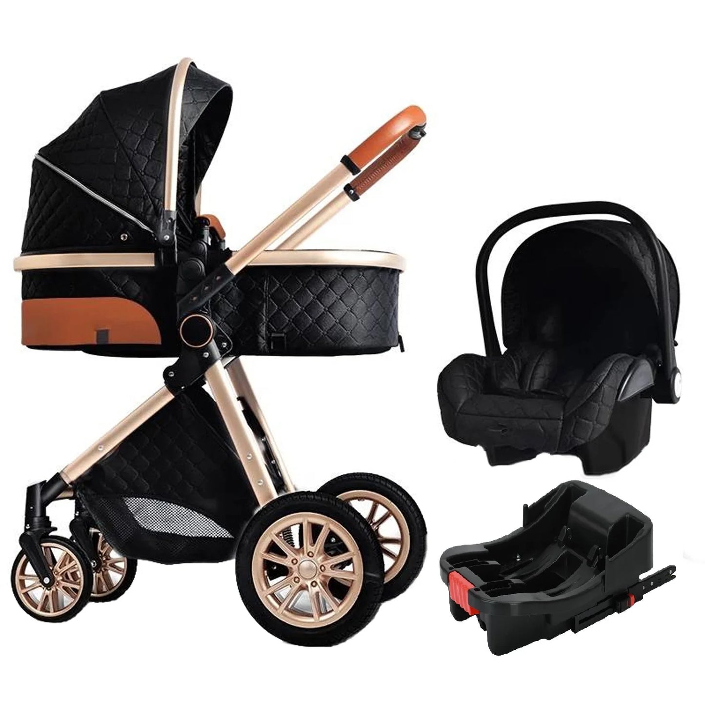 Luxury 3 in 1Baby Stroller