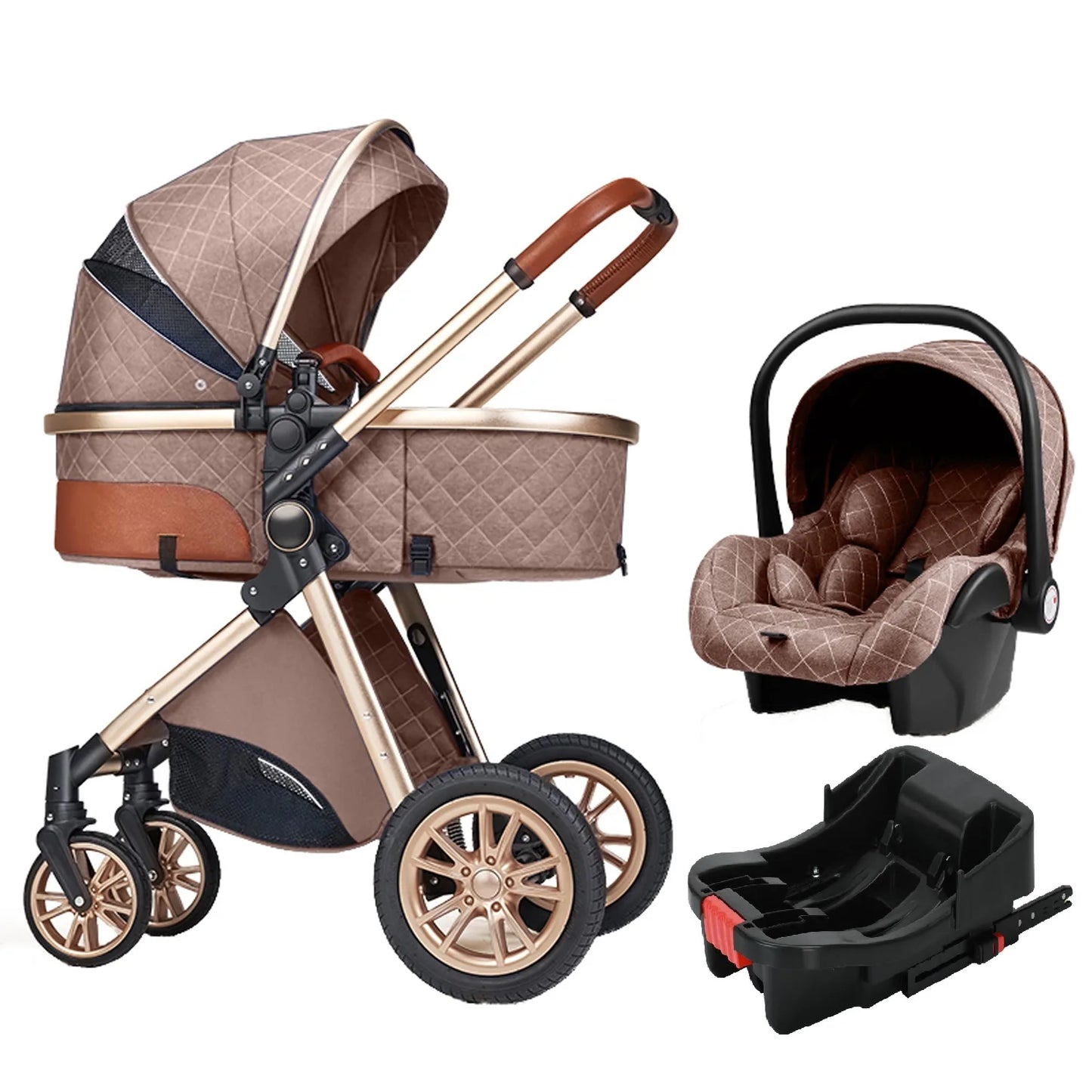Luxury 3 in 1Baby Stroller