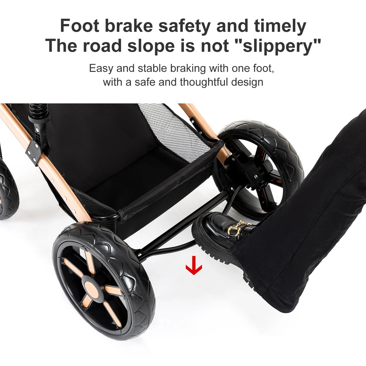 Lightweight Baby Stroller 2 in 1 Stroller And Car Seat