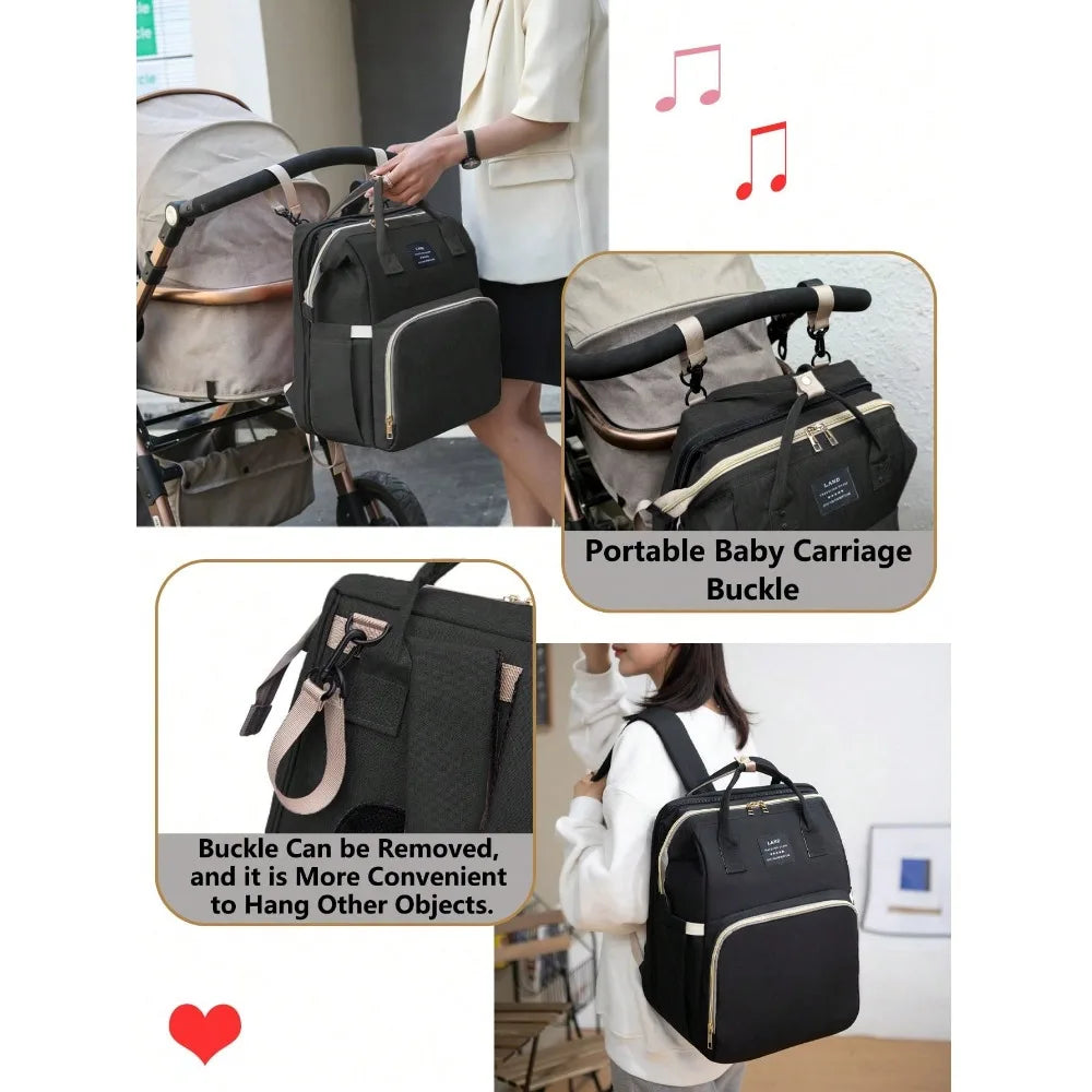 1pc Baby Diaper Bag Backpack with Changing Station