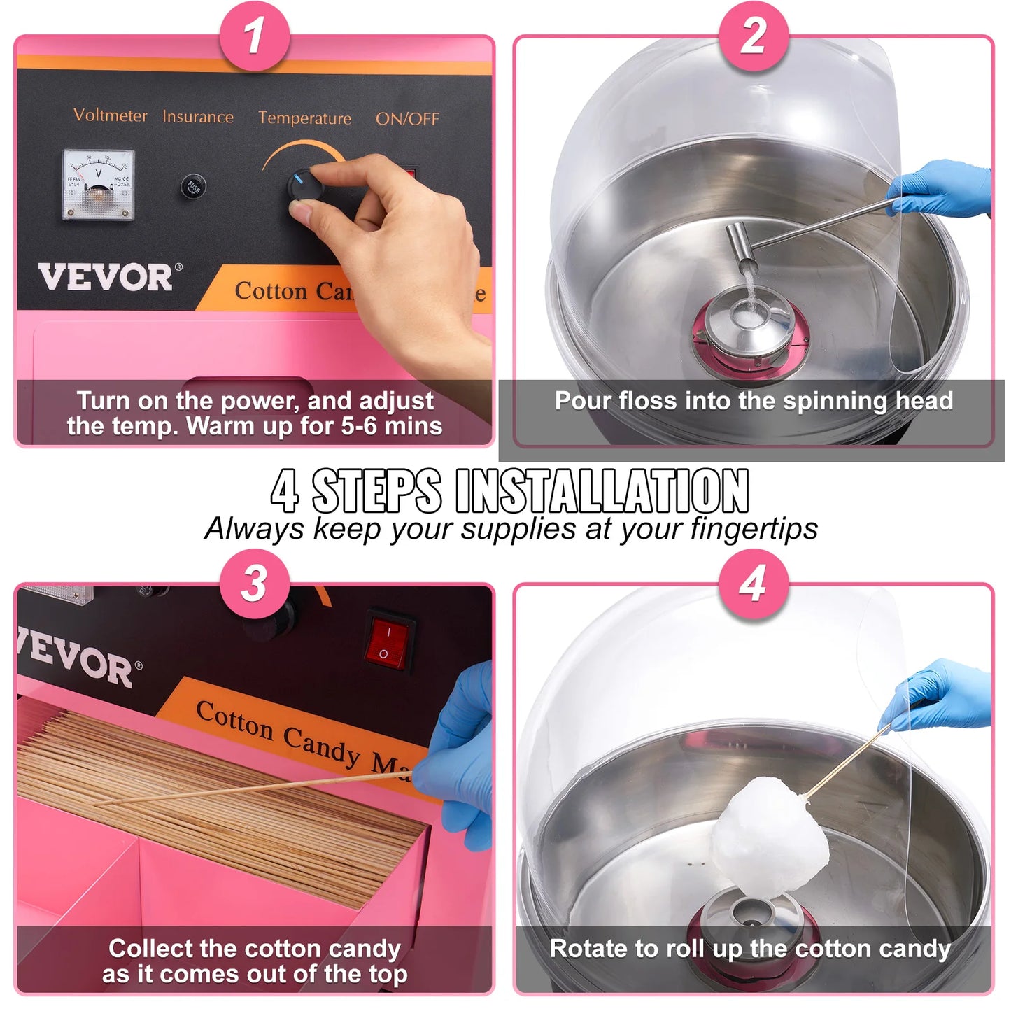 Electric Cotton Candy Machine