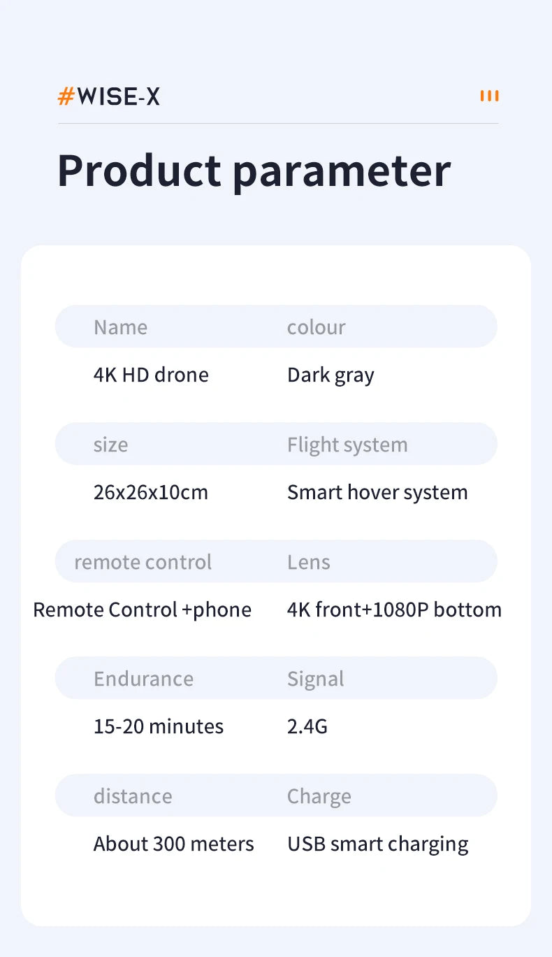 4DRC V14 Drone Dual Camera WIFI, RC Helicopter