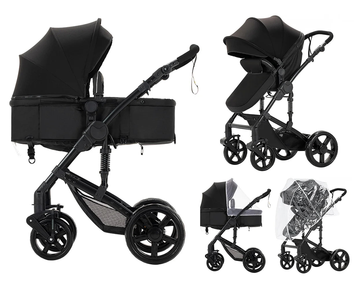 Lightweight Baby Stroller 2 in 1 Stroller And Car Seat