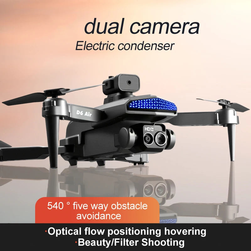 New D6 Drone HD Professional Dual Camera