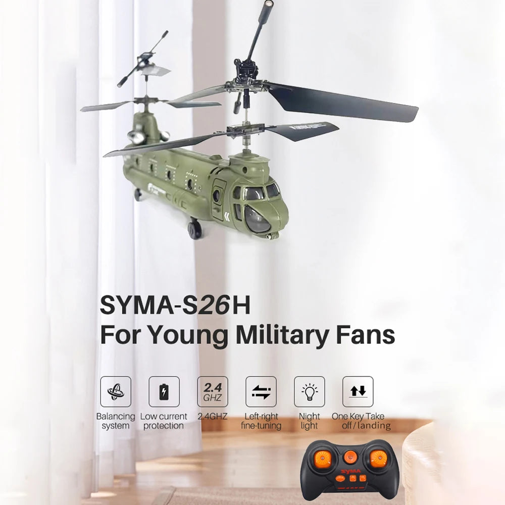 Remote Control Military Transport Helicopter