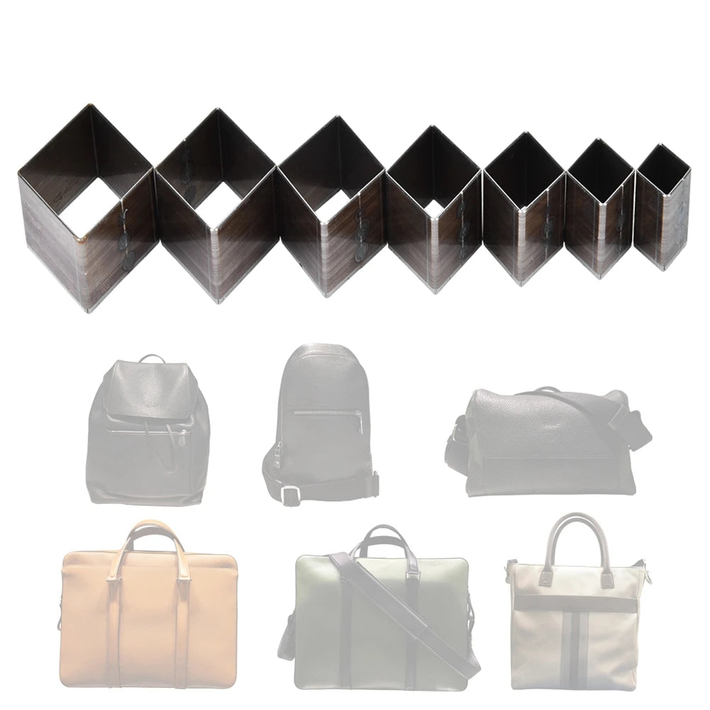 7Pcs 20-50mm Leather Diamond Shape Cutting Mold