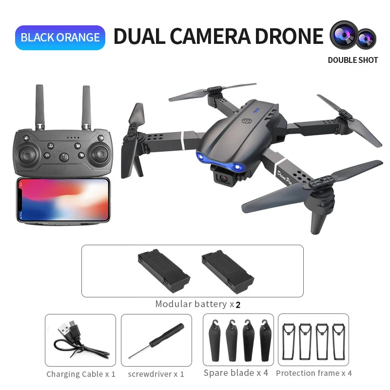 Pro RC Drone Wide Angle Dual HD Camera WIFI
