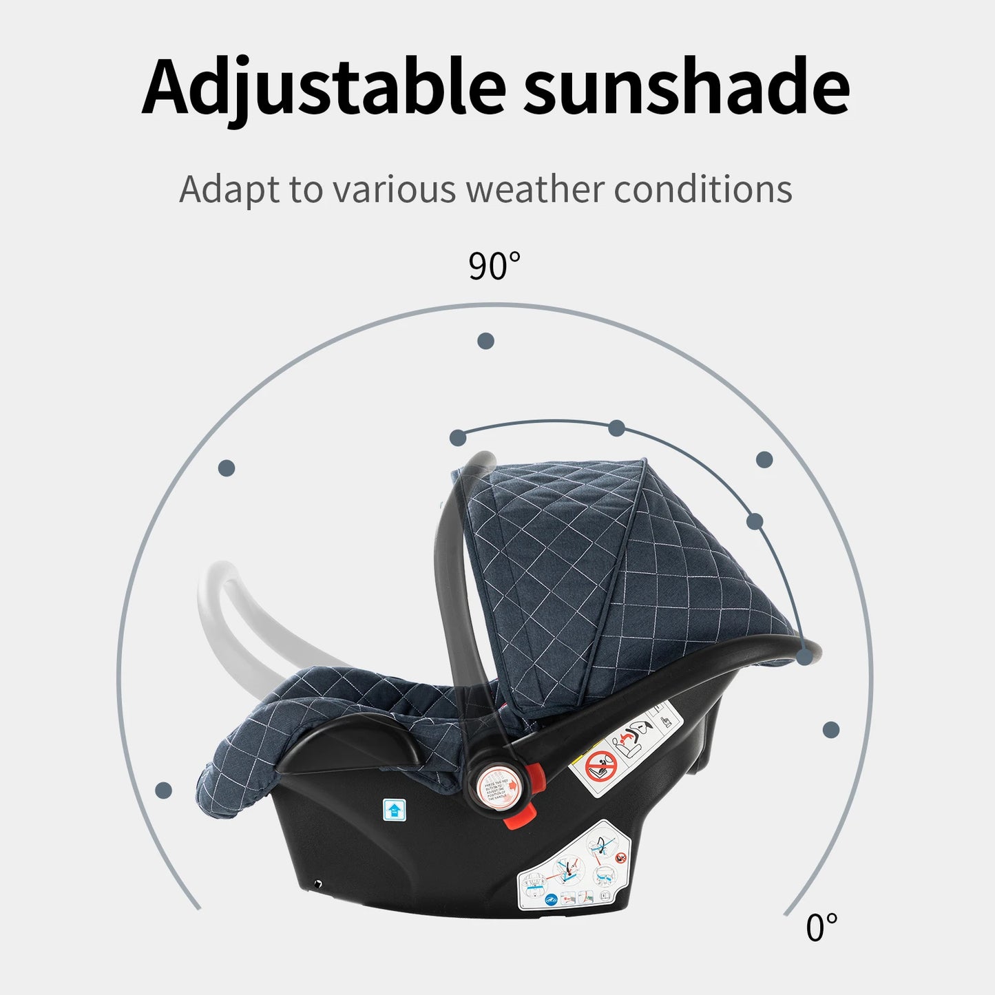 Luxury 3 in 1Baby Stroller
