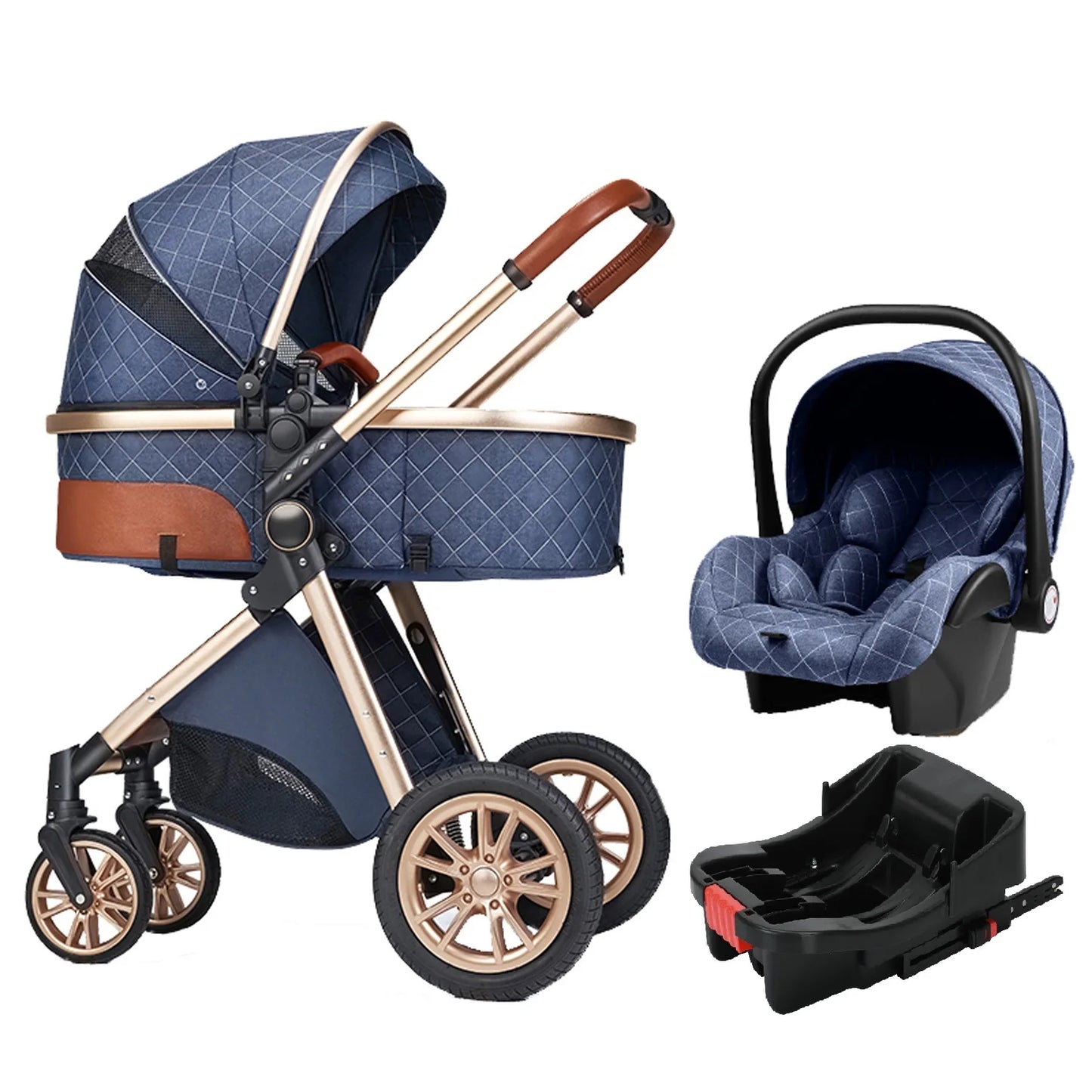 Luxury 3 in 1Baby Stroller