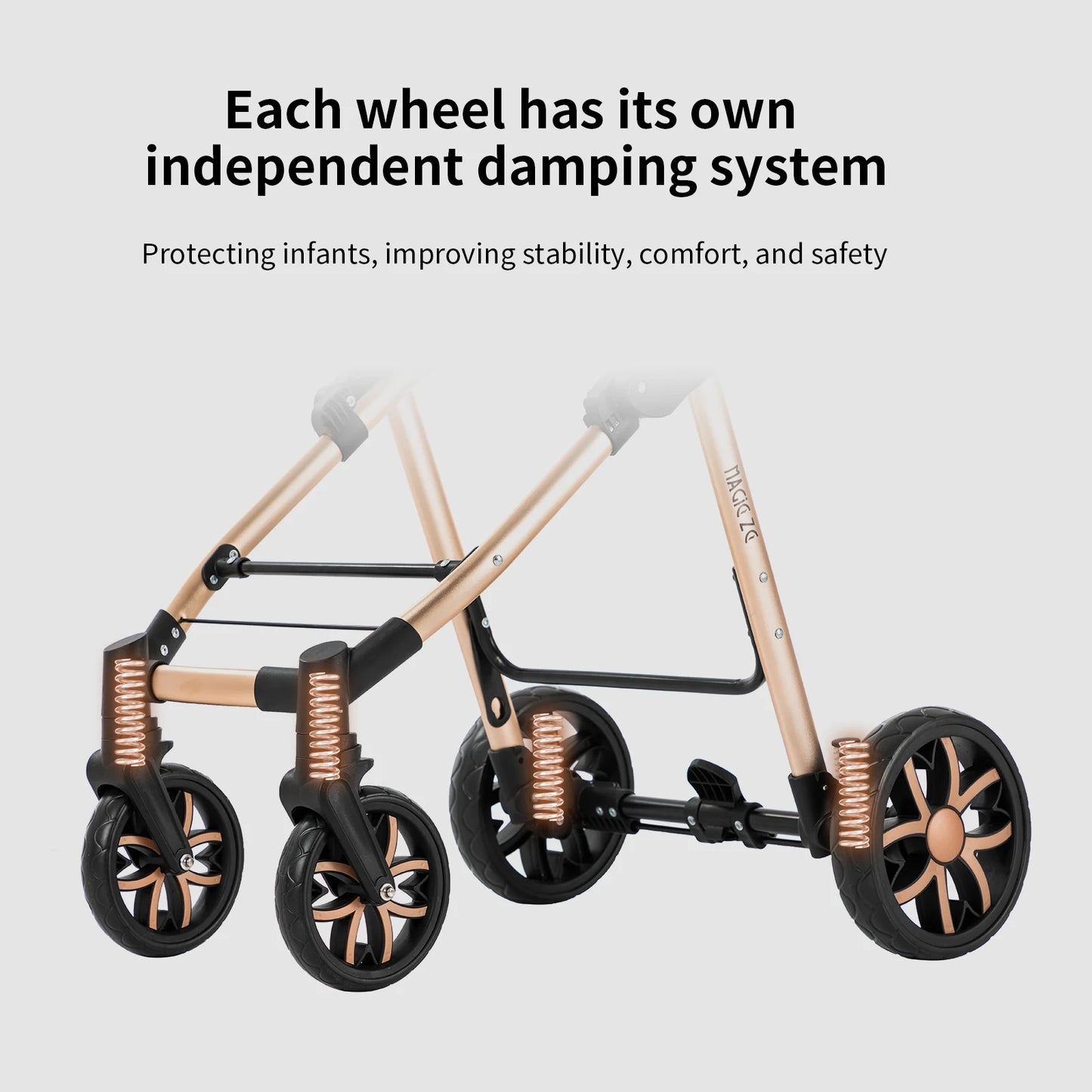 Luxury 3 in 1Baby Stroller