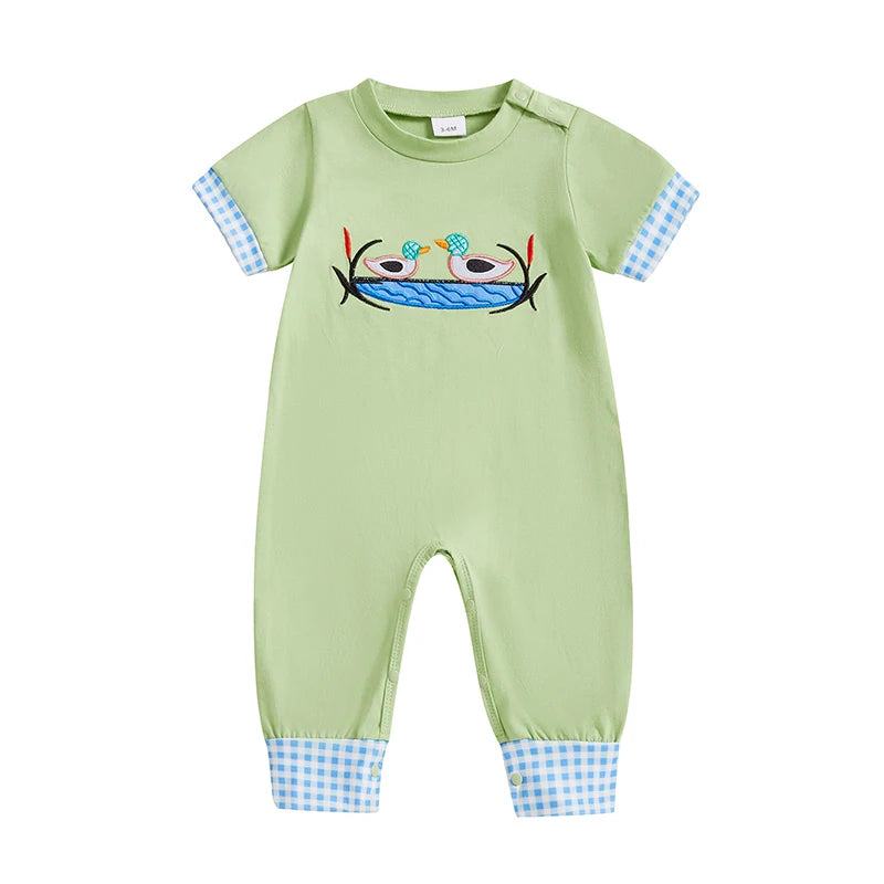 Infant Unisex Bodysuit Short Sleeve Pajamas
