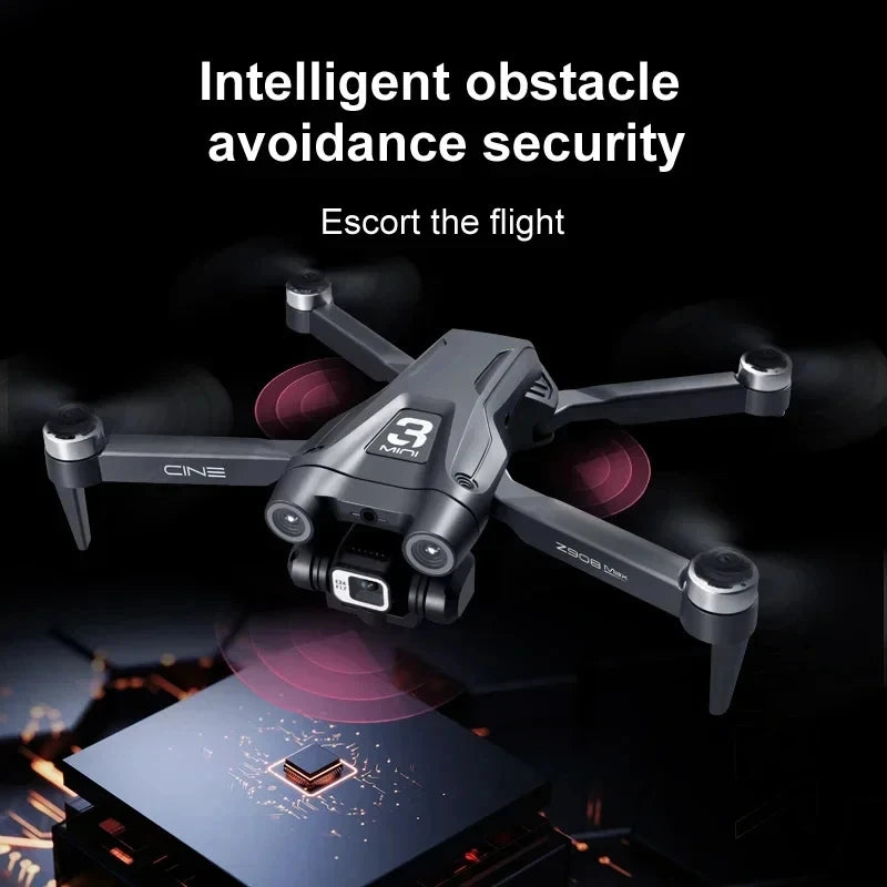 RC GPS Drone HD Dual Camera Obstacle Avoidance Foldable Quadcopter
