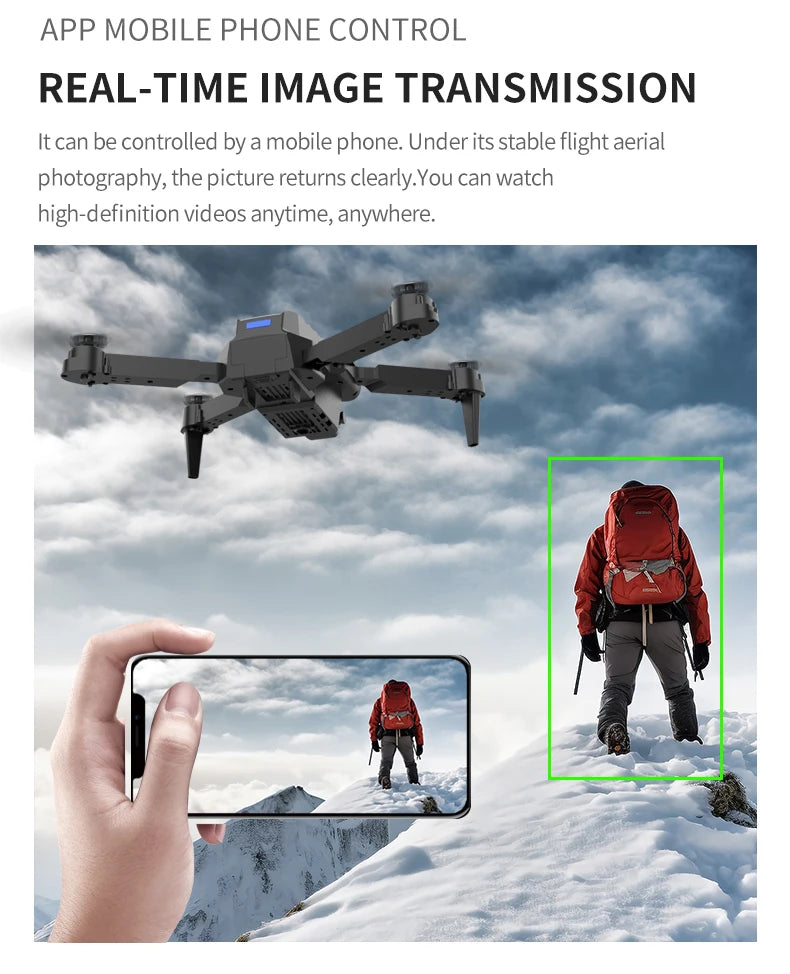 Pro RC Drone Wide Angle Dual HD Camera WIFI