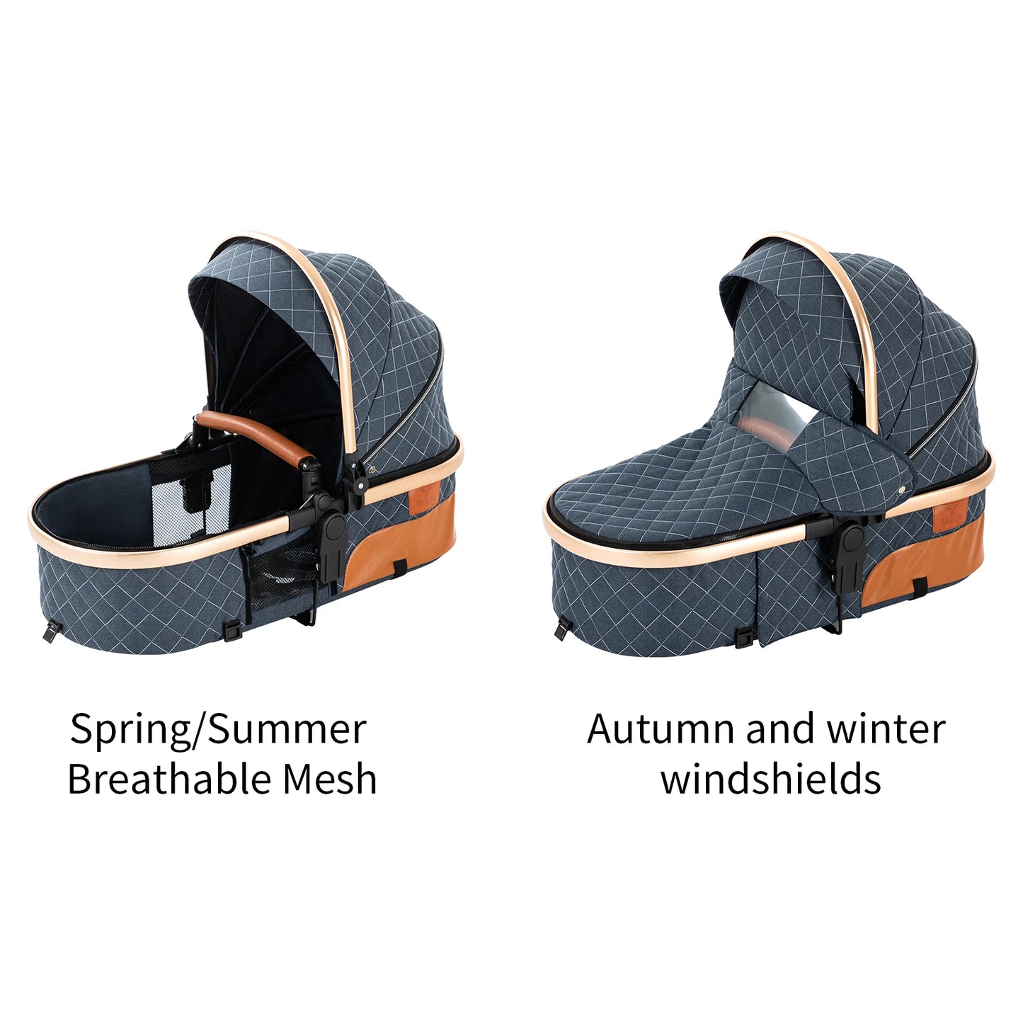 Luxury 3 in 1Baby Stroller