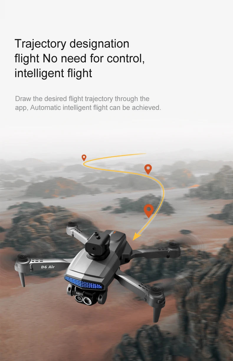 New D6 Drone HD Professional Dual Camera