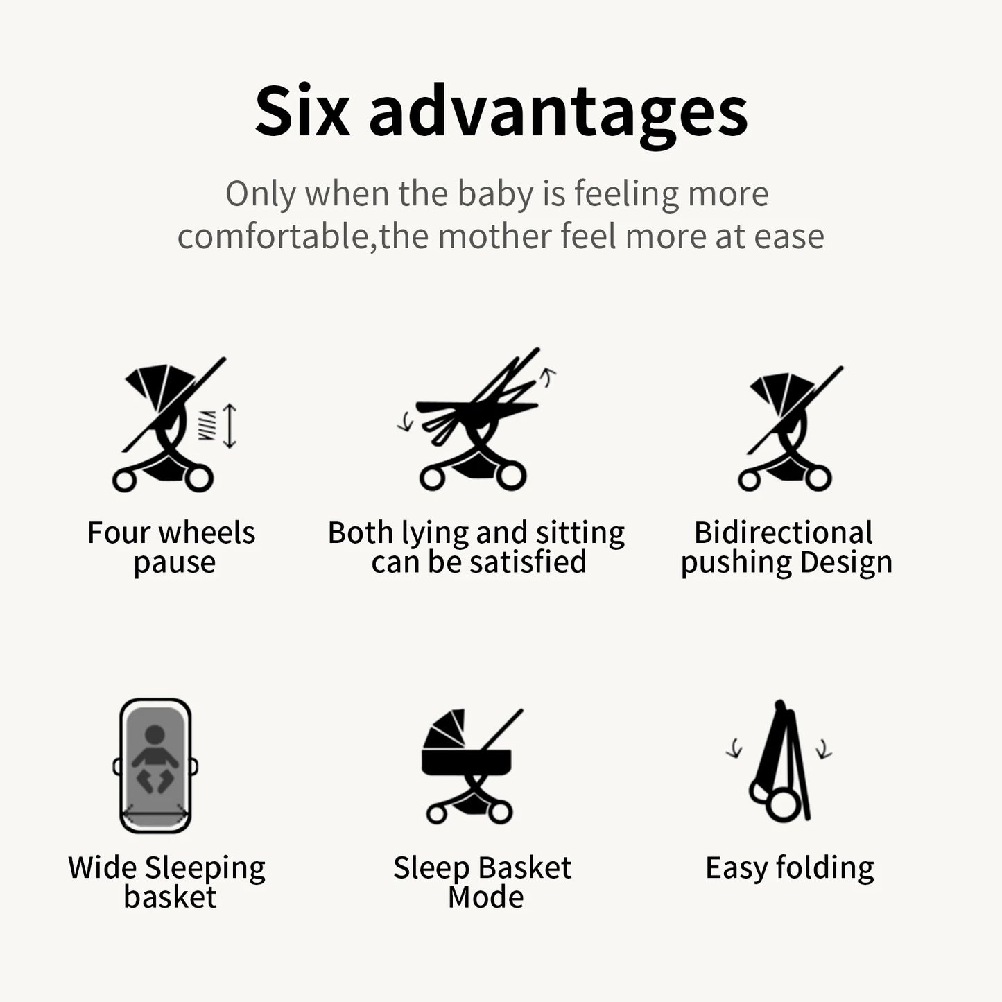 Luxury 3 in 1Baby Stroller