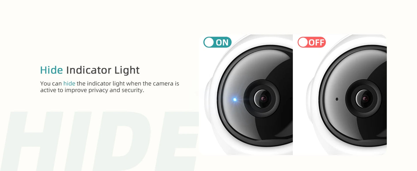 Wired security Camera, WiFi Baby/Pet Monitor