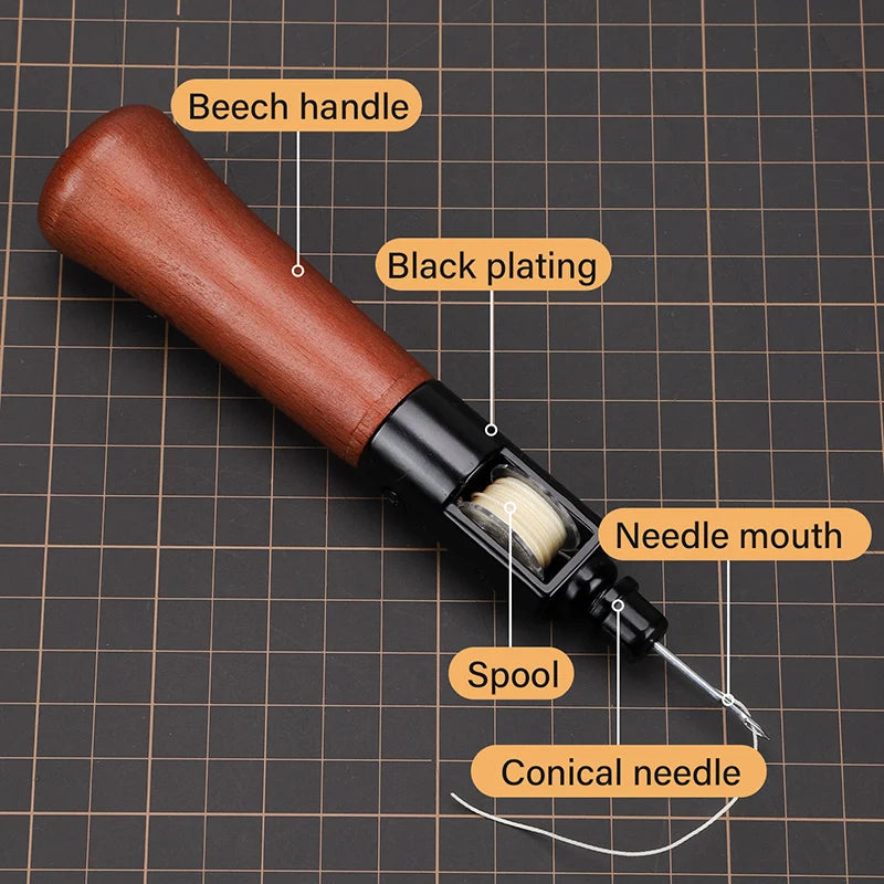 Leather Stitching Awl Thread Kit