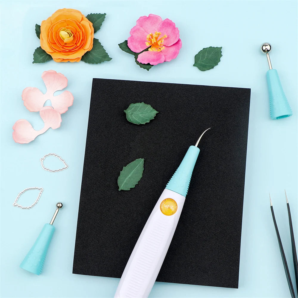 All-In-One Paper Sculpting Tool Kit & Die Brush Paper Flower Shaping Making Tool