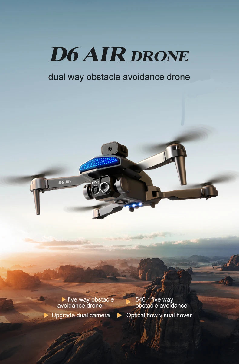 New D6 Drone HD Professional Dual Camera