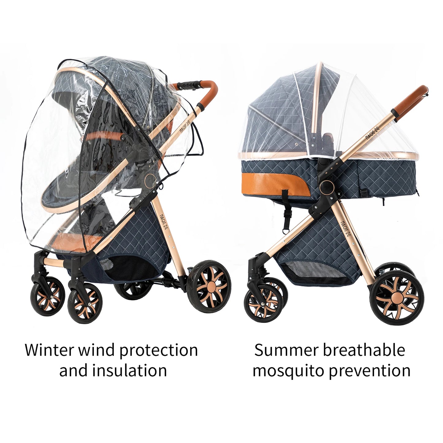 Luxury 3 in 1Baby Stroller