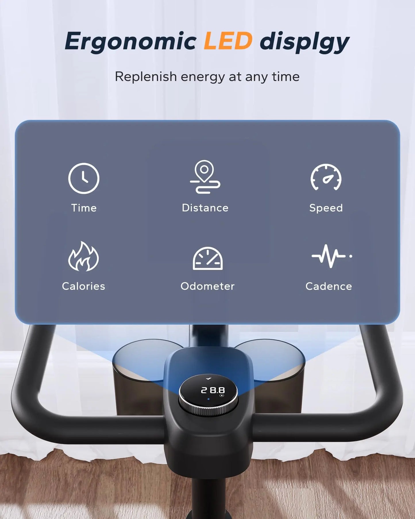 Exercise Magnetic Stationary Bike with Exclusive App