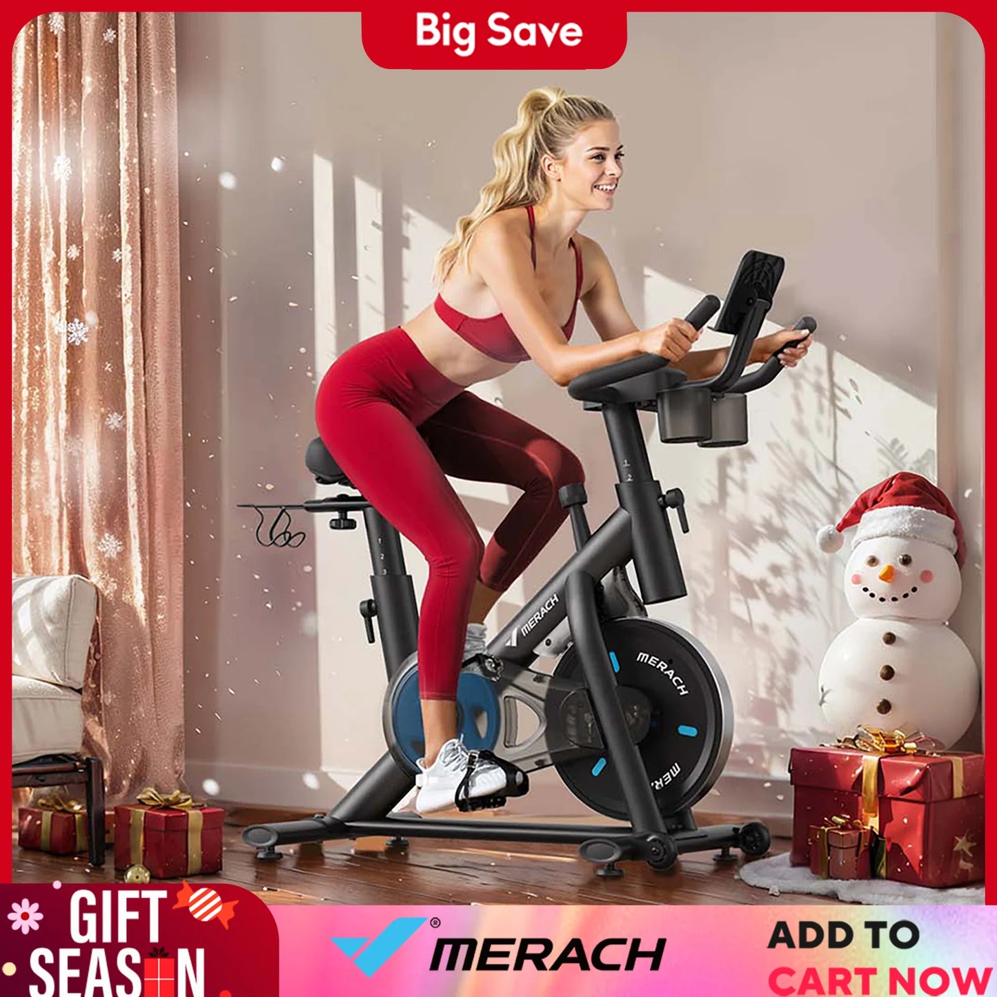 Exercise Magnetic Stationary Bike with Exclusive App