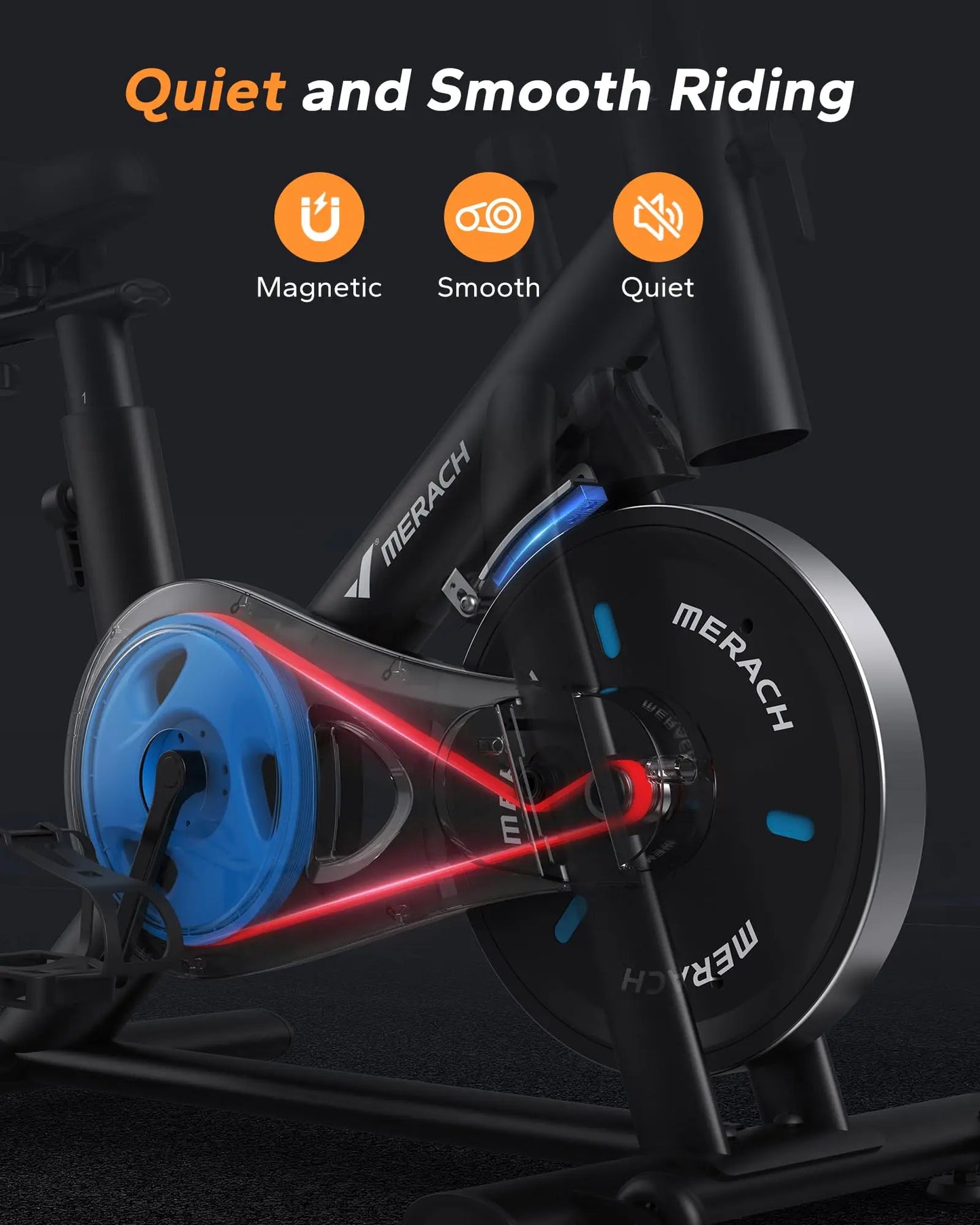 Exercise Magnetic Stationary Bike with Exclusive App